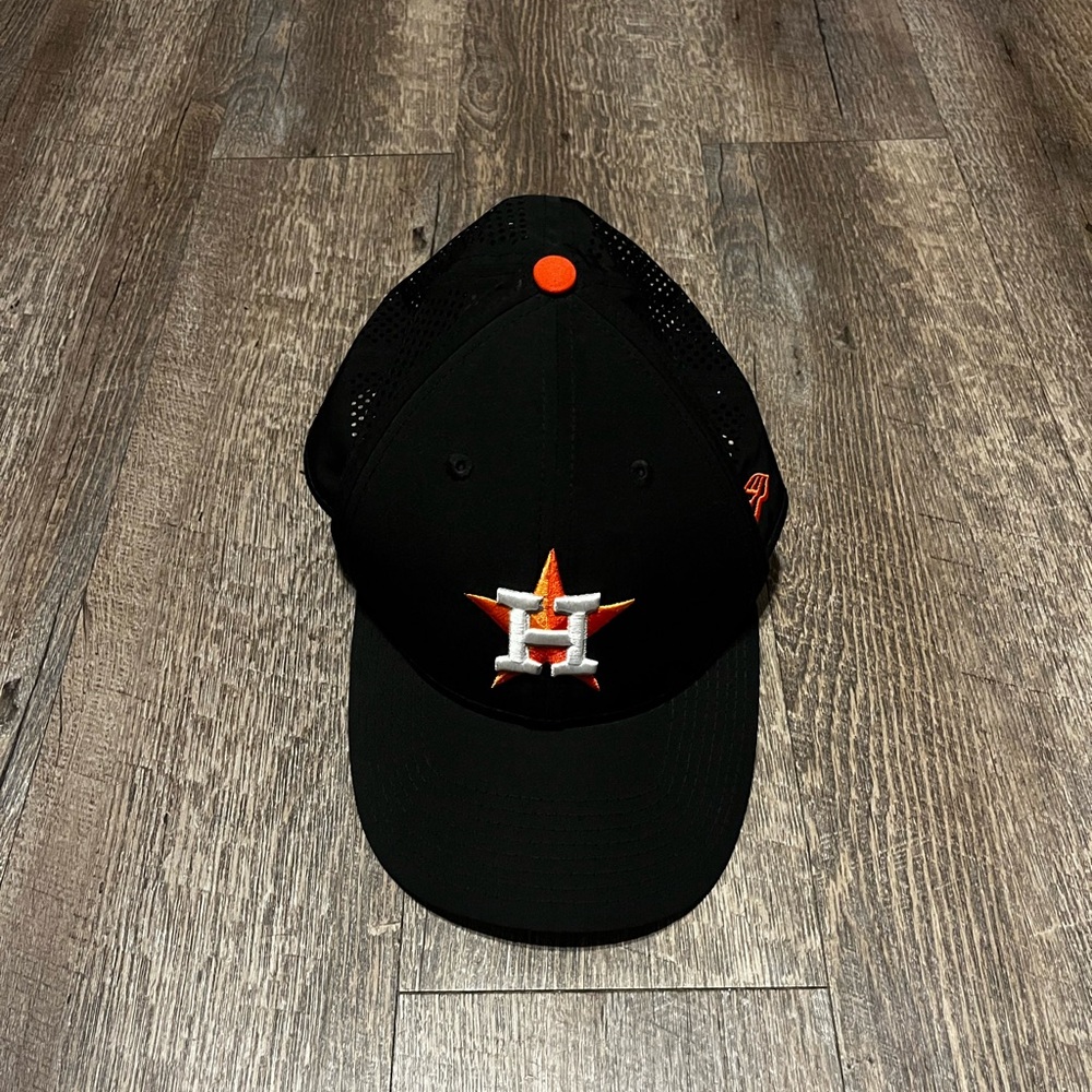 Houston Astros Black Adjustable/Breathable Cap‎